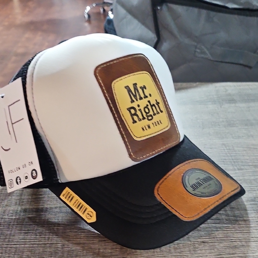 Black & White Trucker Cap